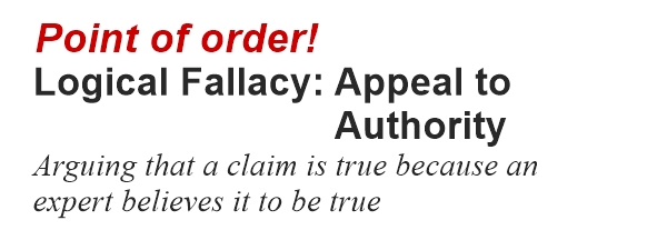 Appeal to Authority