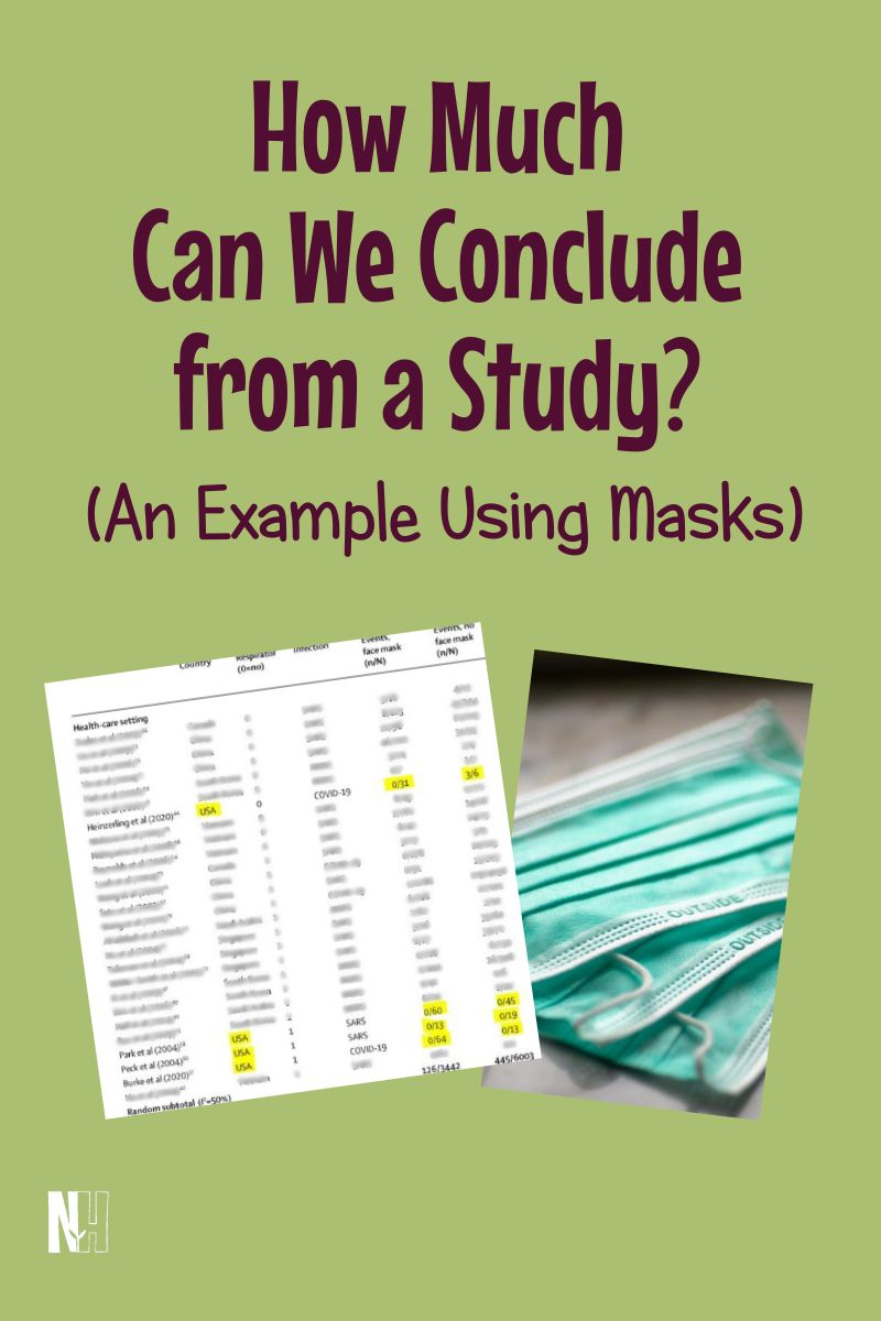 How Much Can We Conclude from a Study? An Example Using Masks (pinnable image)