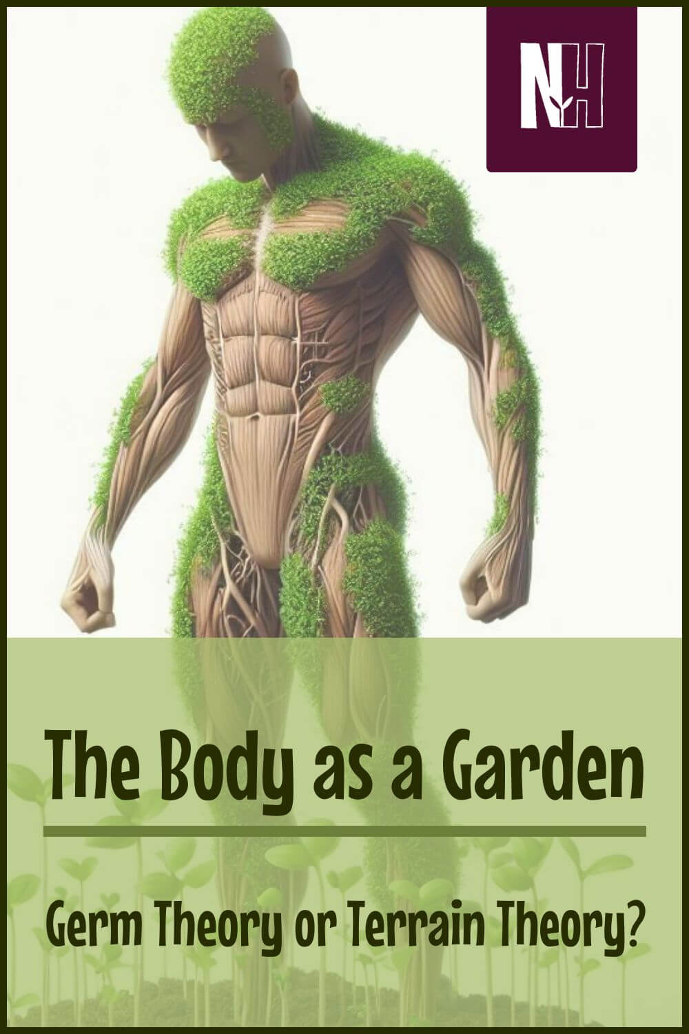 Germ Theory or Terrain Theory? The Body as a Garden - pinnable image